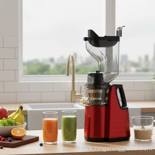 Electric Citrus Fruit Juicer Blender with Stainless Steel 400ml Capacity Self Cleaning Quiet Motor Slow Juicer Household Spanish